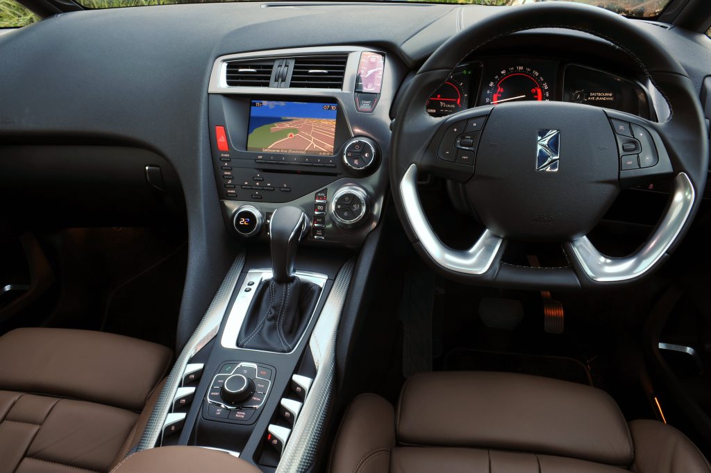 Inside the Citroen DS5. Inside the Citroen DS5.